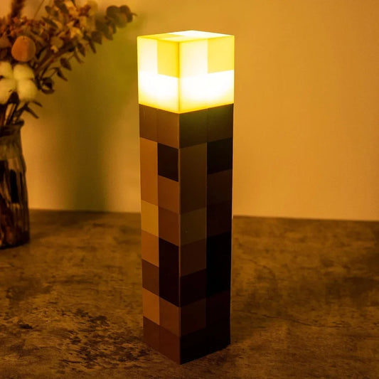 MineLamps™ PixelTorch – Minecraft-Inspired 8-Color LED Torch Light